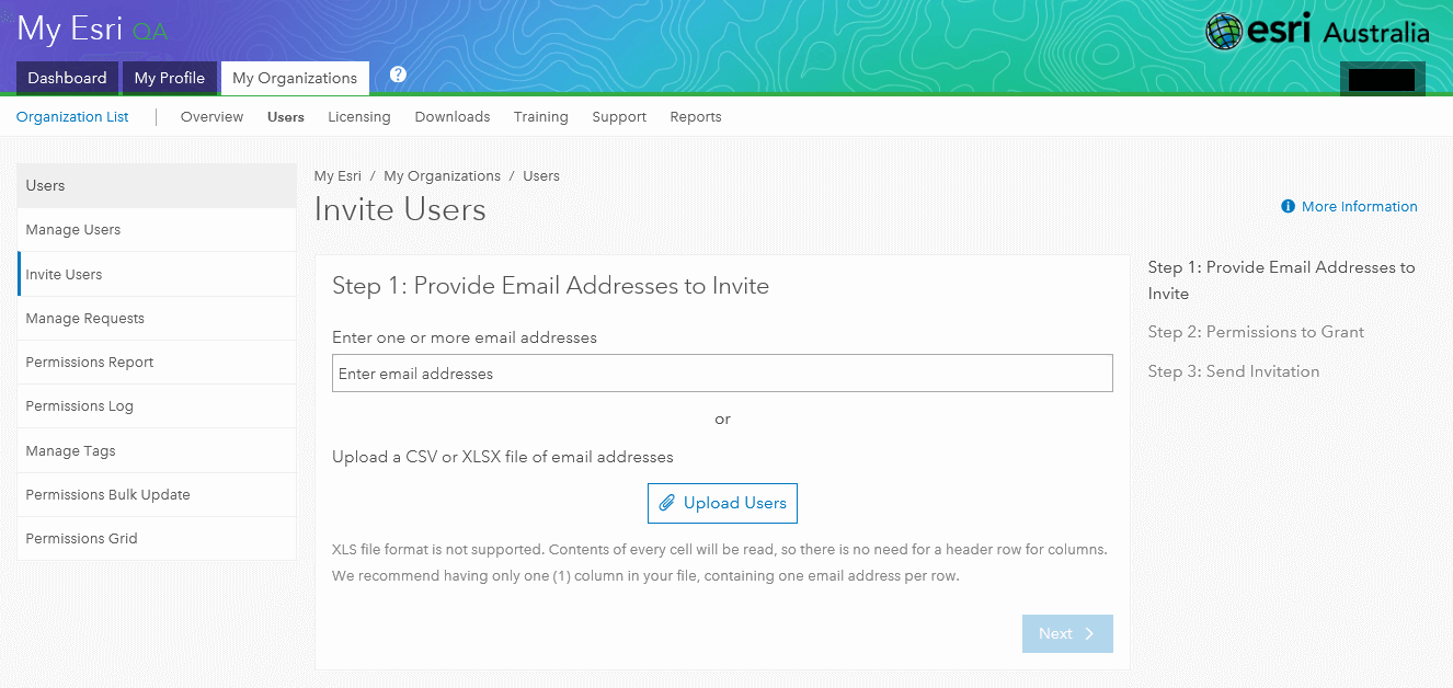 Invite users 1